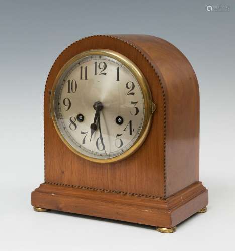 Clock; England; early 20th century.Wood.8 days. Regulating m...