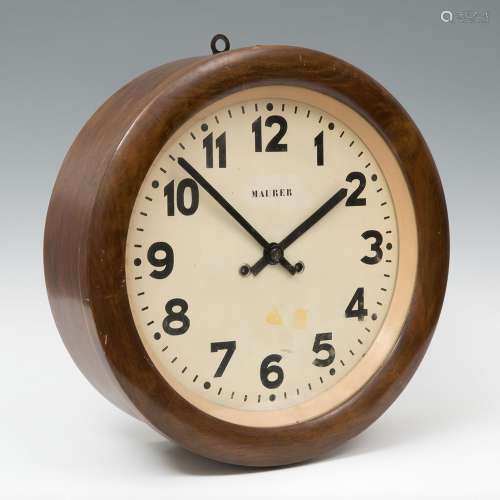 Maurer" tavern clock, early 20th century.Wood.In need o...