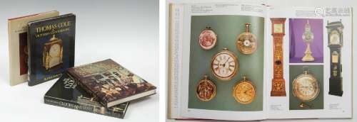 Set of four books:-BRUTON, E., The history of clocks and Wat...
