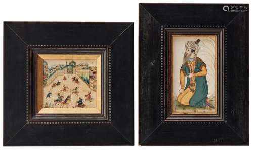 TWO PERSIAN MINIATURES
