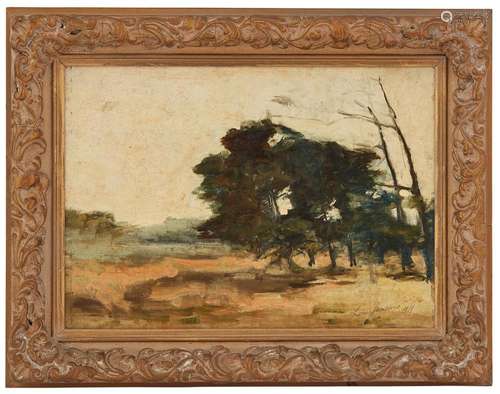 LOUIS JANSSENS  LOUIS JANSSENS (Landscape with Windswept Cop...