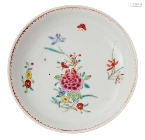 A CHINESE PORCELAIN SAUCER