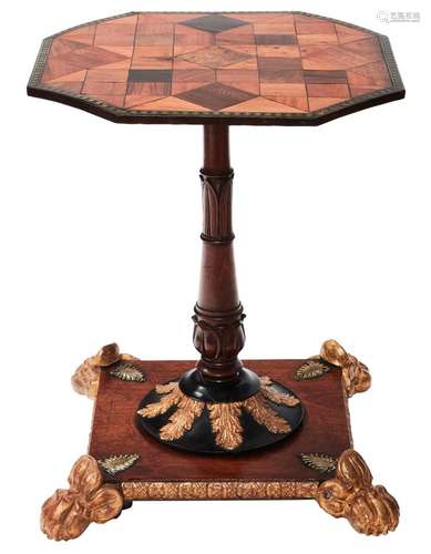 A GEORGE IV SPECIMEN TOP OCCASIONAL TABLE