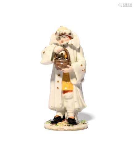 A Chelsea figure of Winter c.1755, modelled by Joseph Willem...