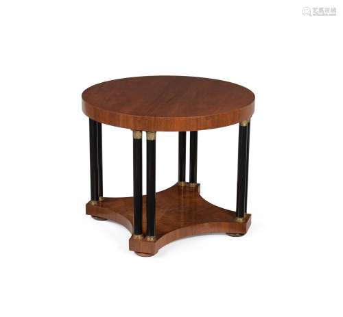A MODERN CIRCULAR OCCASIONAL TABLE IN FRENCH EARLY 19TH CENT...