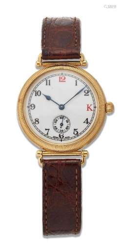 Kiki McDonough, an 18ct gold quartz wristwatch, retailed by ...