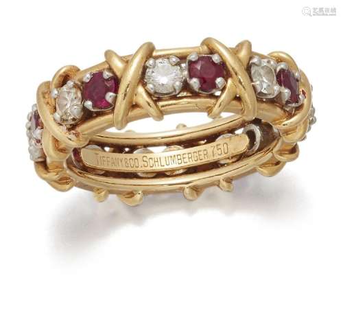 Schlumberger for Tiffany & Co, a ruby and diamond eterni...