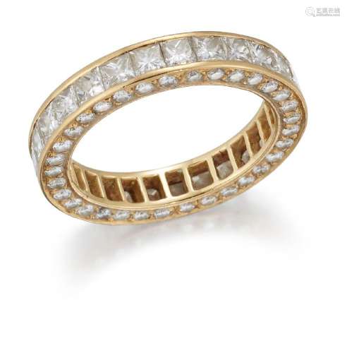 Chaumet, a diamond eternity ring, by Chaumet, set with princ...
