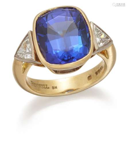 Theo Fennell a tanzanite and diamond ring, by Theo Fennell, ...