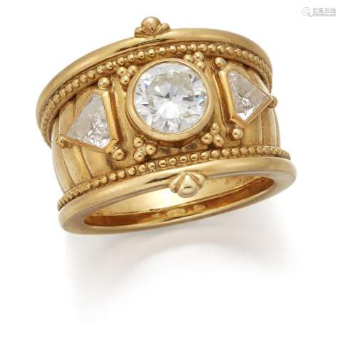 Theo Fennell, an 18ct gold, diamond ring, by Theo Fennell, c...
