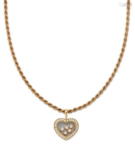 Chopard, Happy Diamond, pendant heart necklace, by Chopard t...