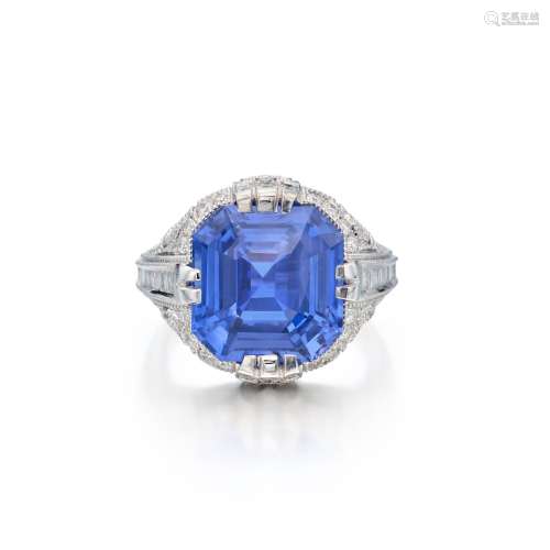 Sapphire and Diamond Ring . Sapphire and Diamond Ring.