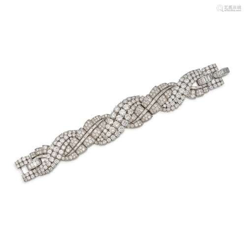 Oscar Heyman & Brothers . Diamond Bracelet.
