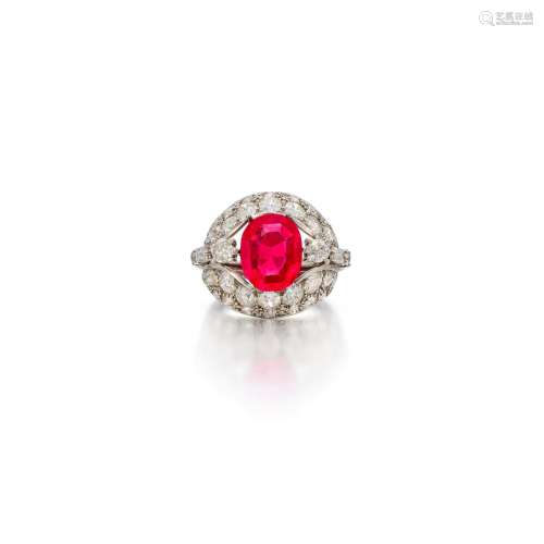 Ruby and Diamond Ring . Ruby and Diamond Ring.