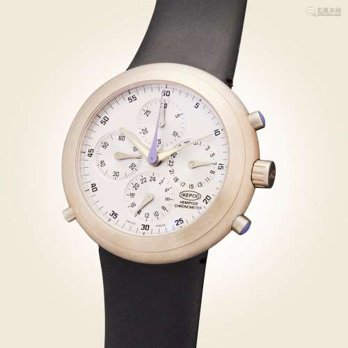 Ikepod . Hemipode Chronometer | A limited edition white gold...