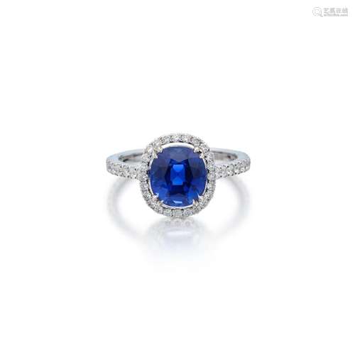 Sapphire and Diamond Ring . Sapphire and Diamond Ring.