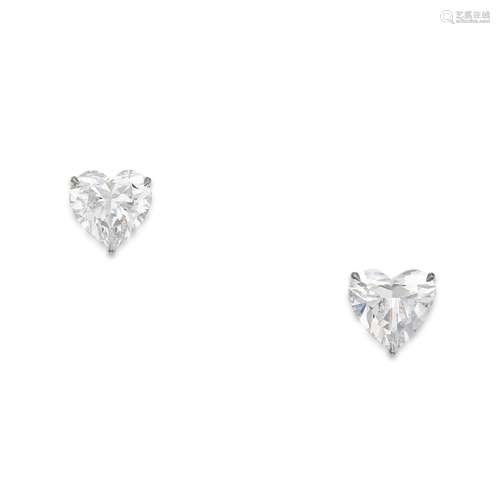 Pair of Diamond Stud Earrings . Pair of Diamond Stud Earring...