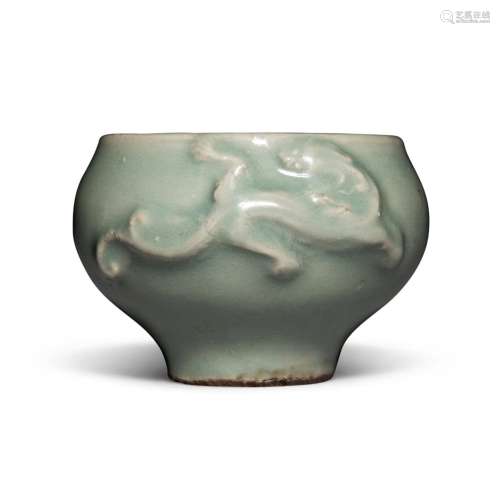 A 'Longquan' celadon-glazed 'dragon' cup, Southern Song dyna...