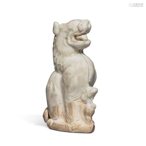 A 'Ding' figure of a lion, Northern Song dynasty | 北宋 定窰...