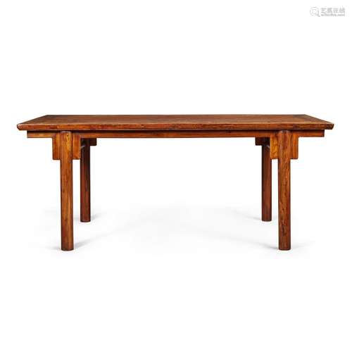 A large 'jumu' recessed-leg painting table (Huazhuo), Qing d...