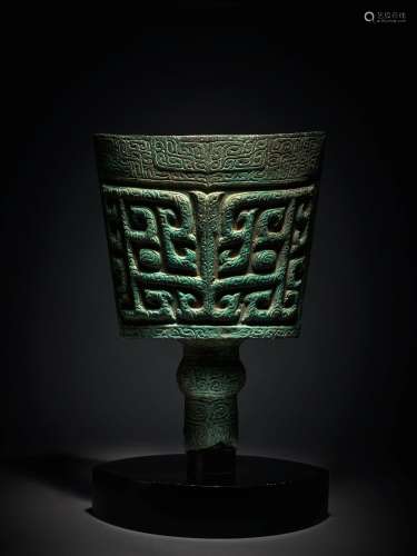 An extremely large archaic bronze ritual bell (Nao), Late Sh...