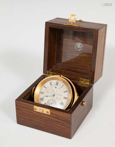 Henri Grandjean maritime chronometer; England, 19th century....