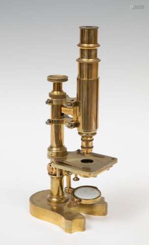 Microscope; House of E. Deyrolle", Paris, 19th century....
