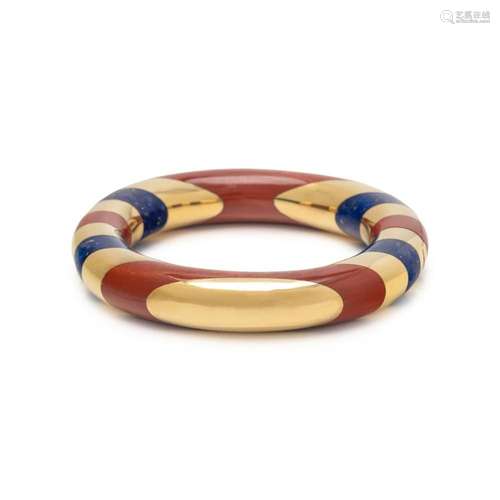 TIFFANY & CO., ANGELA< CUMMINGS, YELLOW GOLD, LAPIS L...