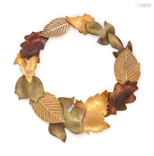 TIFFANY & CO., ANGELA CUMMINGS, GOLD AND COPPER  LEAF  N...