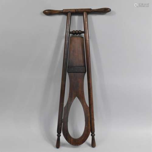A 19th Century Anglo-Indian Campaign Padouk Wood Folding Boo...
