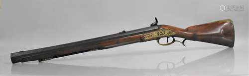 A 19t Century Percussion Cap Blunderbuss with Brass Trigger ...