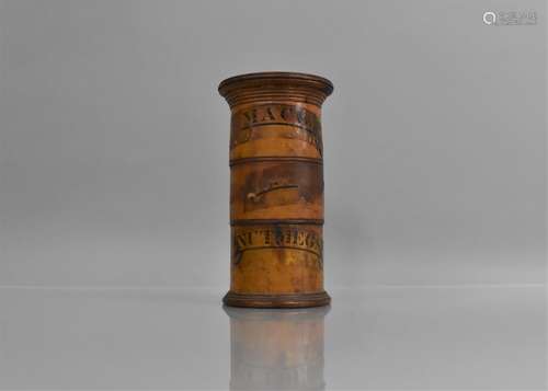 A 19th Century Three Division Treen Spice Tower with Screw T...