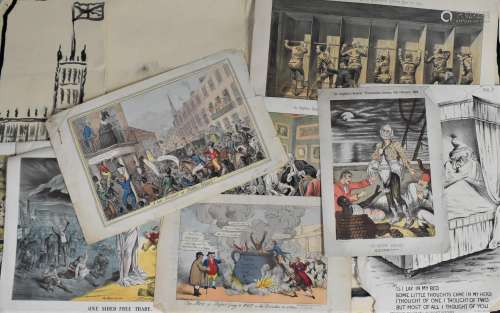 A Collection of 19th Century Political Cartoons to include S...