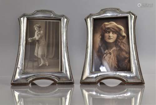 A Pair of Silver Photo Frames, Birmingham Hallmark, 1924, 18...