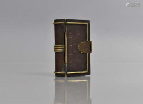 A 19th Century Copper and Brass Novelty Snuff Box in the For...