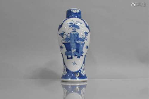 A Late 19th/Early 20th Century Chinese Porcelain Blue and Wh...