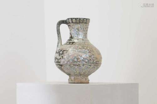 A Sultanabad pottery jug,