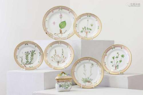 A collection of Royal Copenhagen ÔFlora DanicaÕ porcelain it...