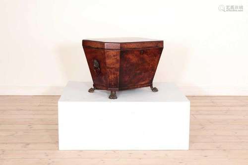 A Regency mahogany wine cooler,