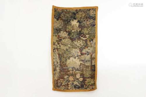 A verdure tapestry fragment,