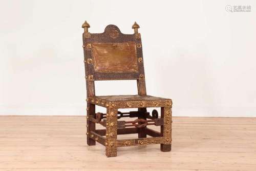 An Asante 'Asipim' throne chair,