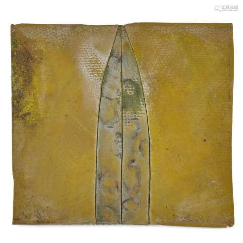 ROBERT THERRIEN (1947-2019) No title (arch tile painting), 1...