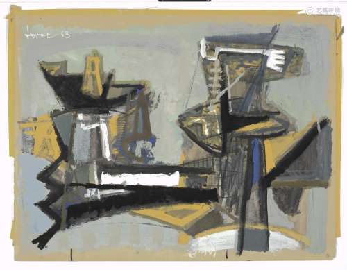 JOHN HARRISON LEVEE (1924-2017) Painting, 1953