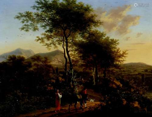 Willem de Heusch (Dutch, 1625-1692) An Italianate landscape ...