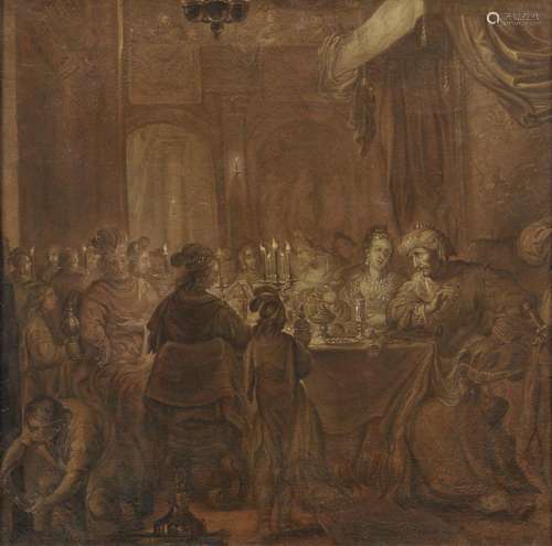 German School, 18th Century Belshazzar's Feast