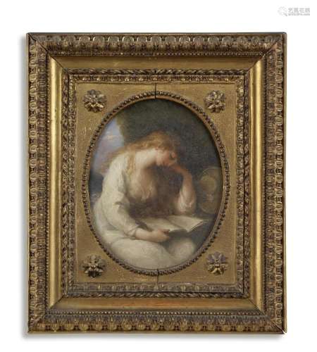 Studio of Angelica Kauffman (Coire 1741-1807 Rome) A lady re...