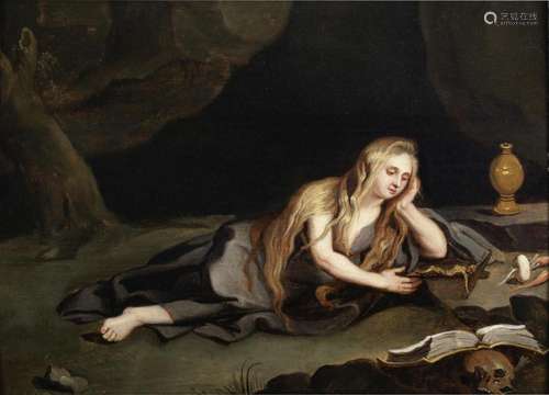 Flemish School, 17th Century The Penitent Magdalene