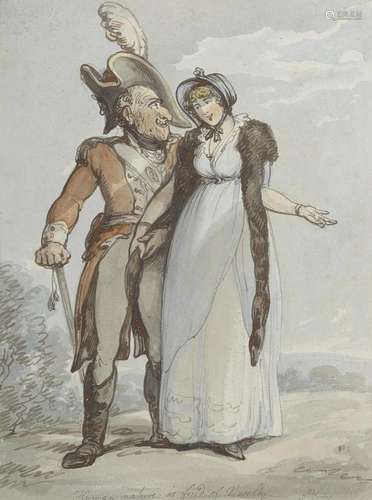 Thomas Rowlandson (London 1756-1827) 'Human nature is fo...