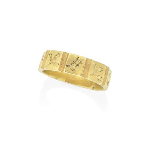 MEDIEVAL GOLD POSY RING, 15TH CENTURY