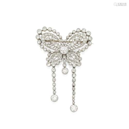 BELLE ÉPOQUE DIAMOND BROOCH, CIRCA 1910